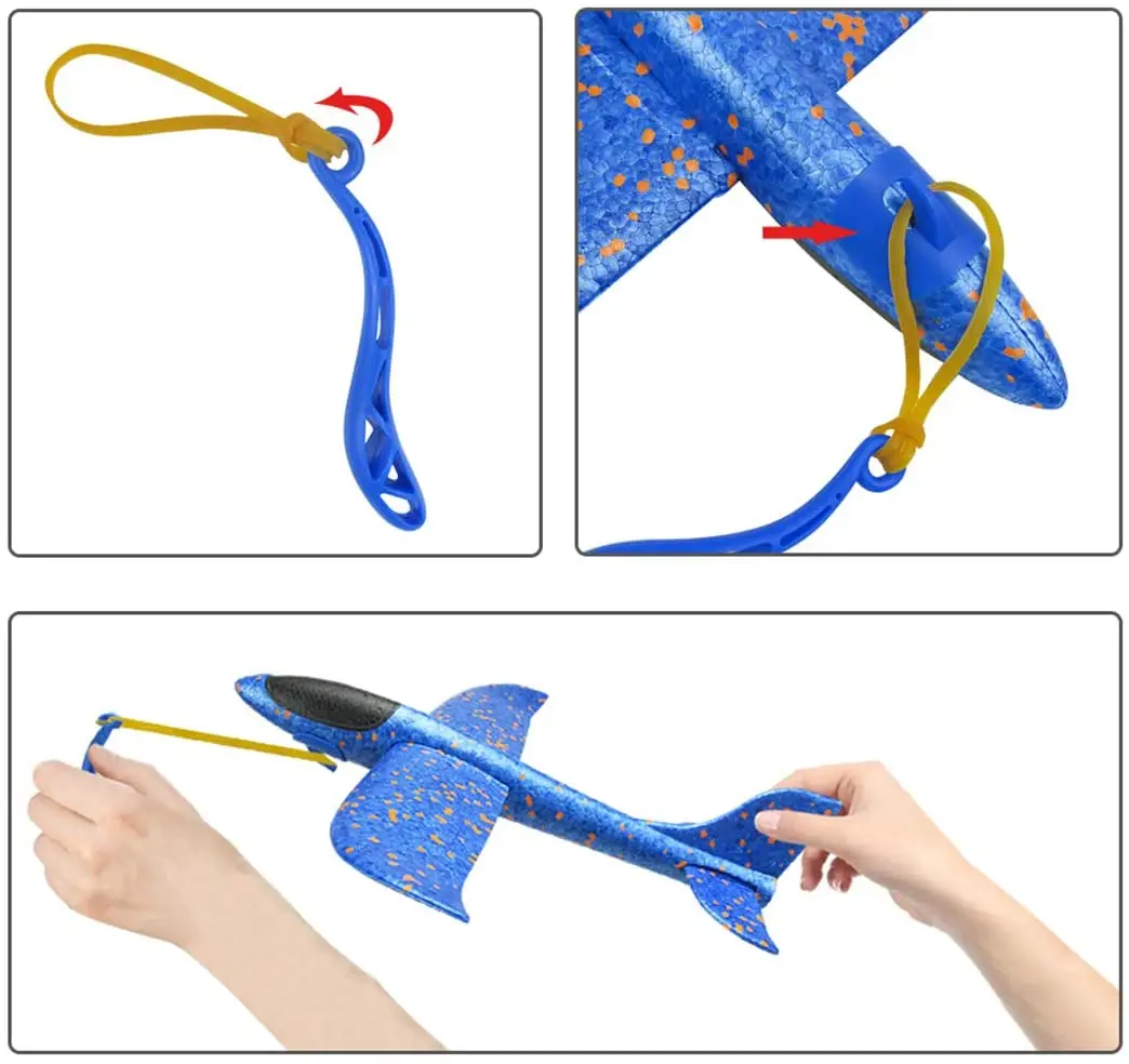 

36cm Hand Throw Airplane EPP Foam plane Launch fly Glider Planes Model Aircraft Outdoor Fun Airplane Toys for Children Kids Game