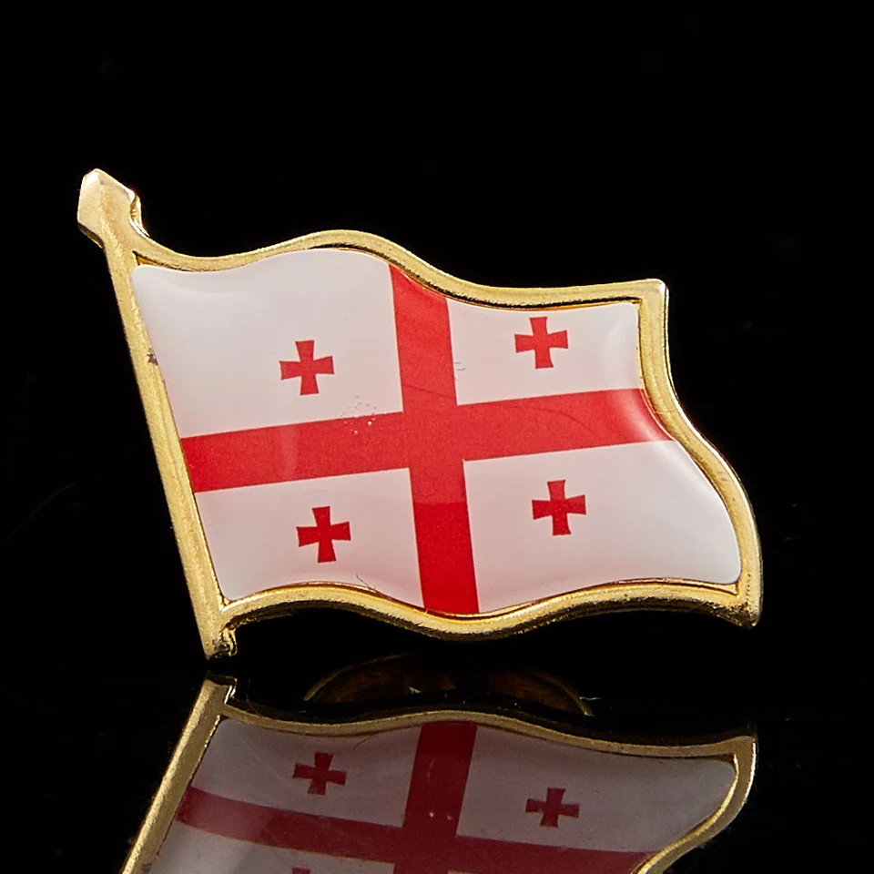Georgia Lapel Pin Safety Pins Country Flag Badge Brooch Custom For Men Brooches |