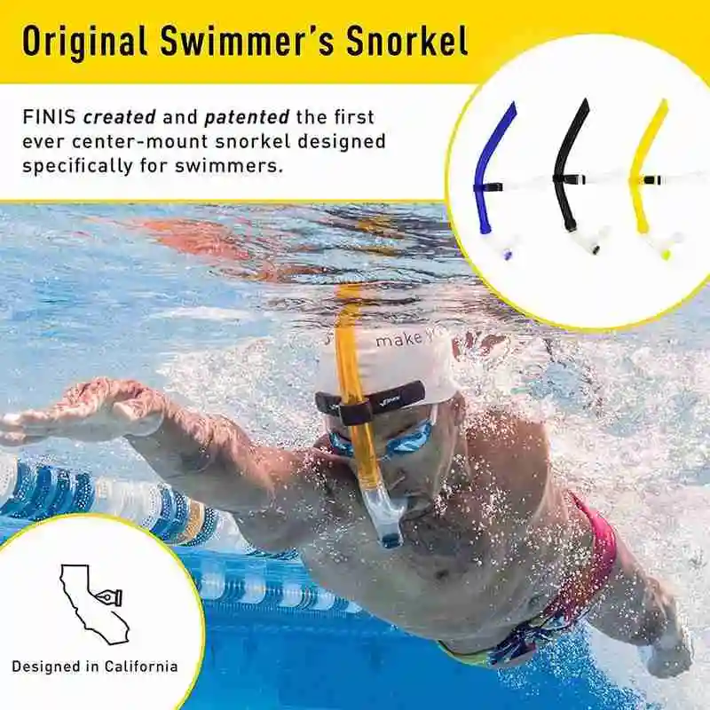 Силиконовая трубка для подводного плавания с передней головкой дышащая