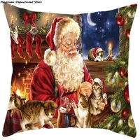 4545cm christmas cushion cover pillow case merry christmas decorations home xmas noel christmas ornaments new year gifts 2022