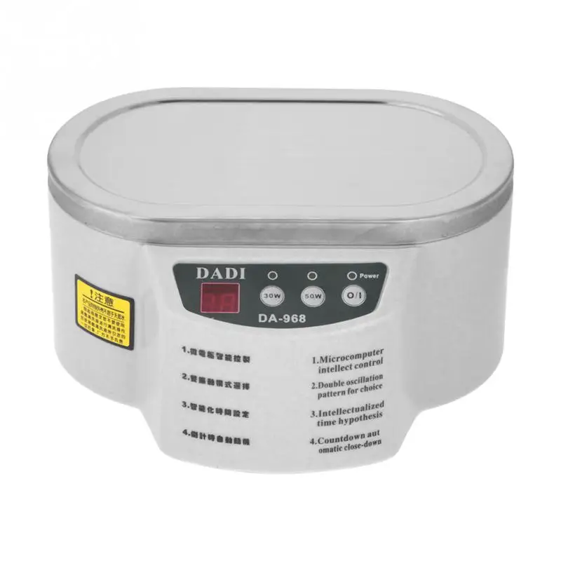 

600ml Ultrasonic Cleaner Jewelry Glasses Circuit Board Cleaning Machine Intelligent Control Ultrasonic Cleaning Ultrasonic Bath