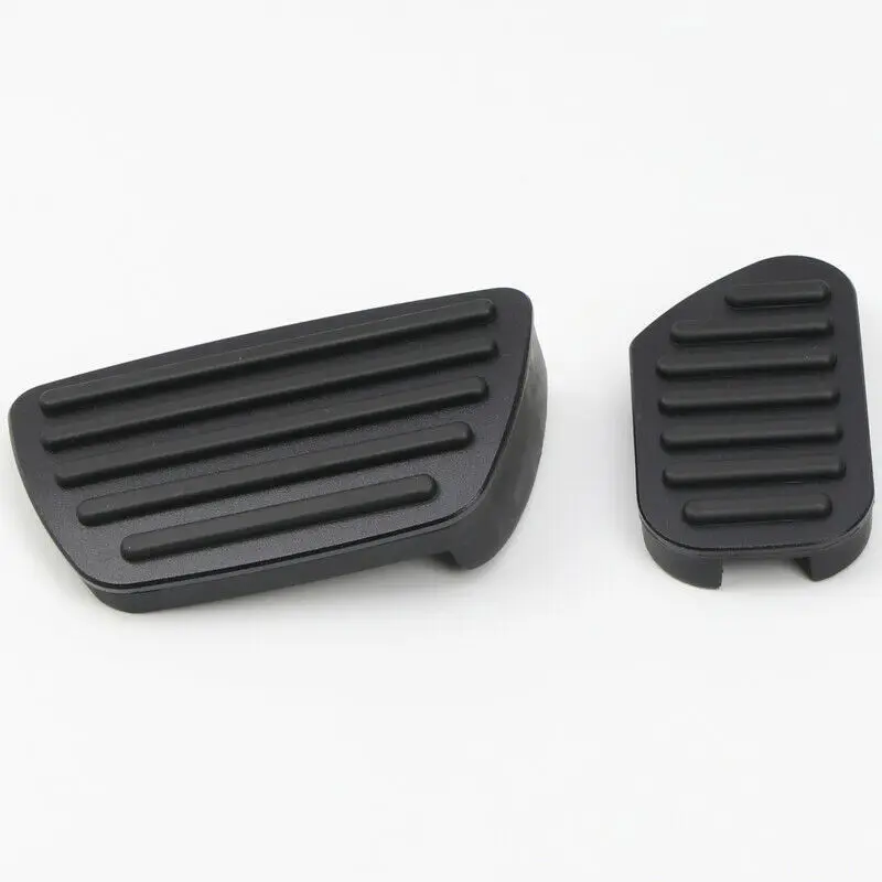 

Black Inner Fuel Gas Brake Footrest Pedal Cover 2pcs For Toyota 4Runner 2010-21