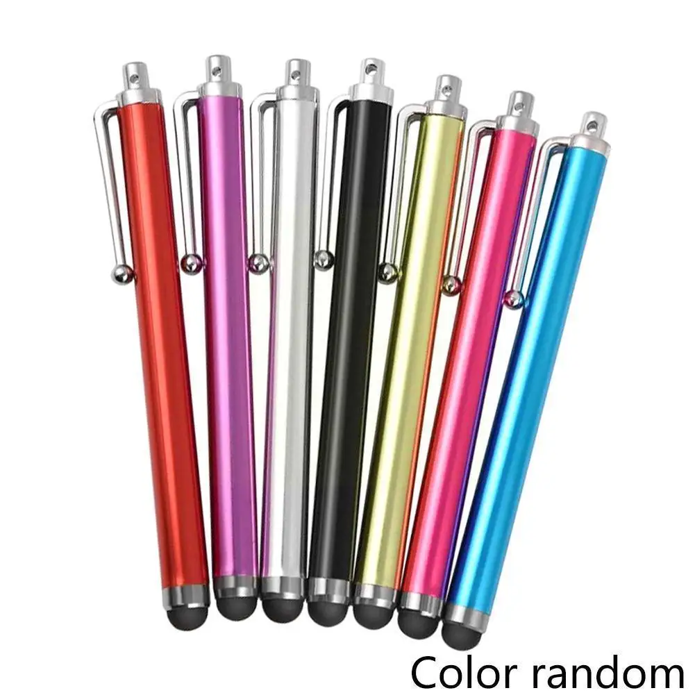 

5pcs Newest Metal Capacitive Stylus Pen Screen Pens For Capacitive Screen Universal Stylus For Screen With Pen Clip U9g8