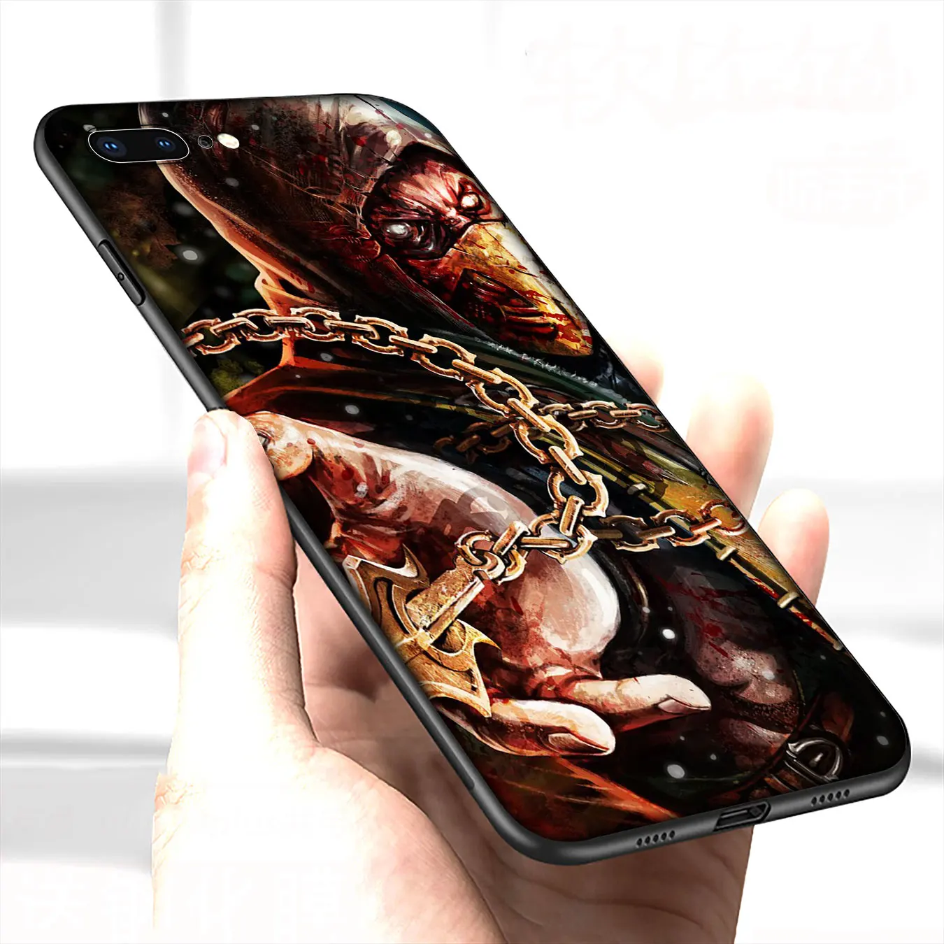 Мягкий силиконовый чехол Scorpion In Mortal Kombat для iPhone 12 Mini XR X XS 11 Pro Max 10 6 6S 7 8 Plus 5S SE