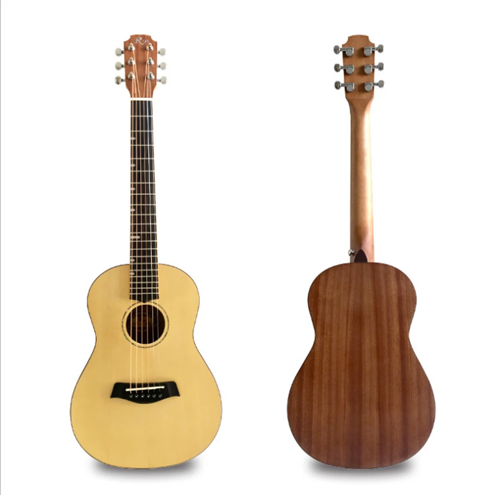 Акустическая гитара 32 дюйма ели одинарная доска из палисандра фингерборд
