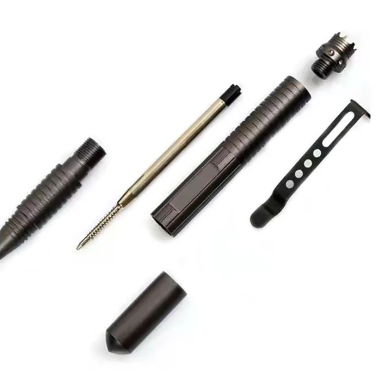 Portable Tactical Pen Aluminum Alloy Self-defense Weapon Protection Tool Simple Packaging Survival | Безопасность и защита