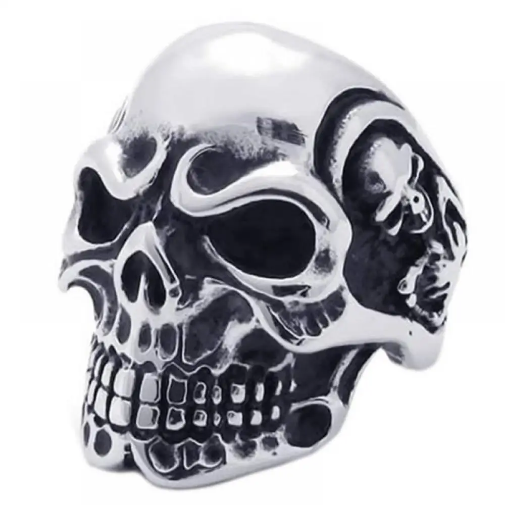 

Fashion Creative Ghost Skull Geometric Ring Domineering Men Horror Ghost Skull Cosplay Casual Punk Party Ring Jewelry
