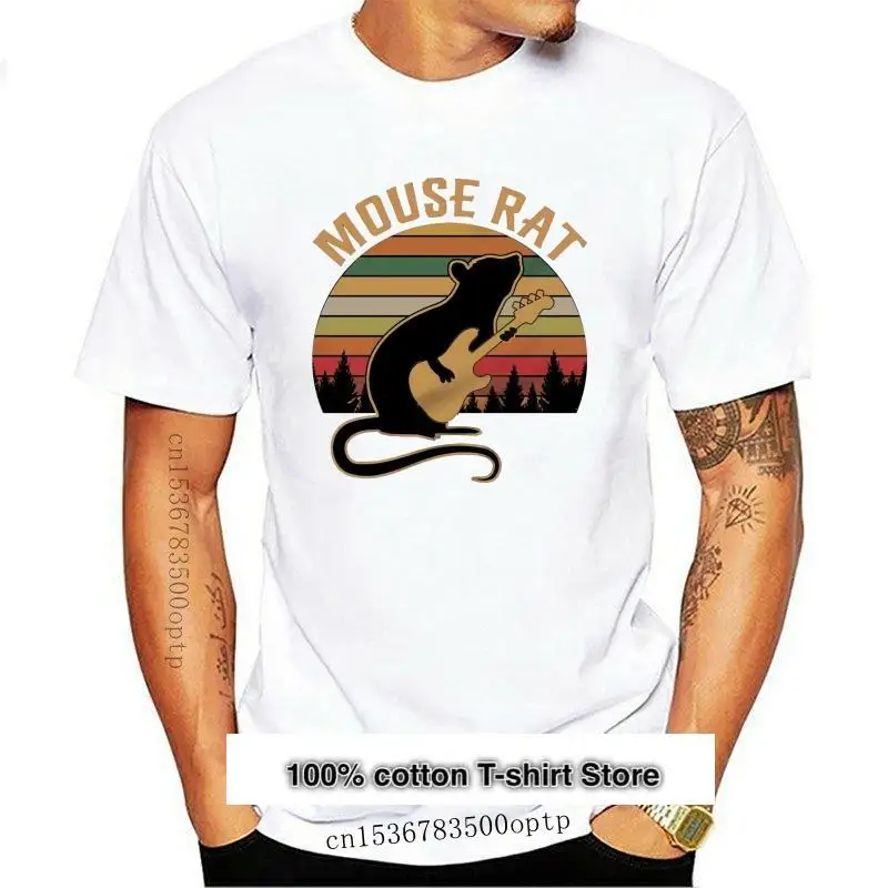 

Camiseta negra Retro Vintage para hombre, camiseta de ratón, rata, Andy Dwyer, Parques y Recreación