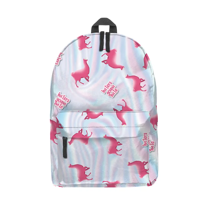 

Женский водонепроницаемый рюкзак с мультипликационным 3D принтом, милые модные Наплечные ранцы для ноутбука для подростков, школьный ранец