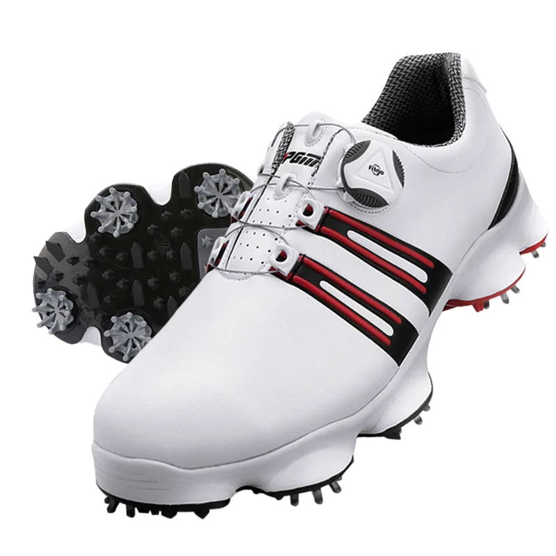 Мужская обувь для гольфа водонепроницаемые Нескользящие кроссовки спортивные