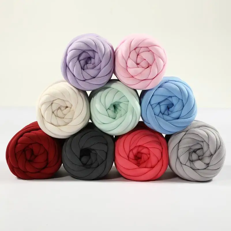 

1 Piece Bold Cored Cotton Hand Knitted Blanket Yarn Soft Cotton Thread Pearl Cotton DIY Apparel Sewing Thick Wool