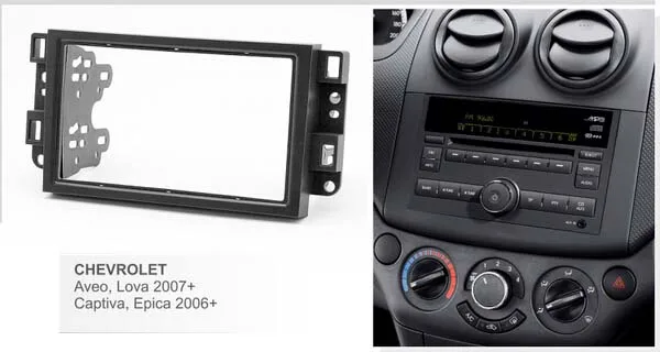 Facia для шевролет Авео лова 2007 + Captiva Epica 2006 радио DVD стерео CD панель приборная