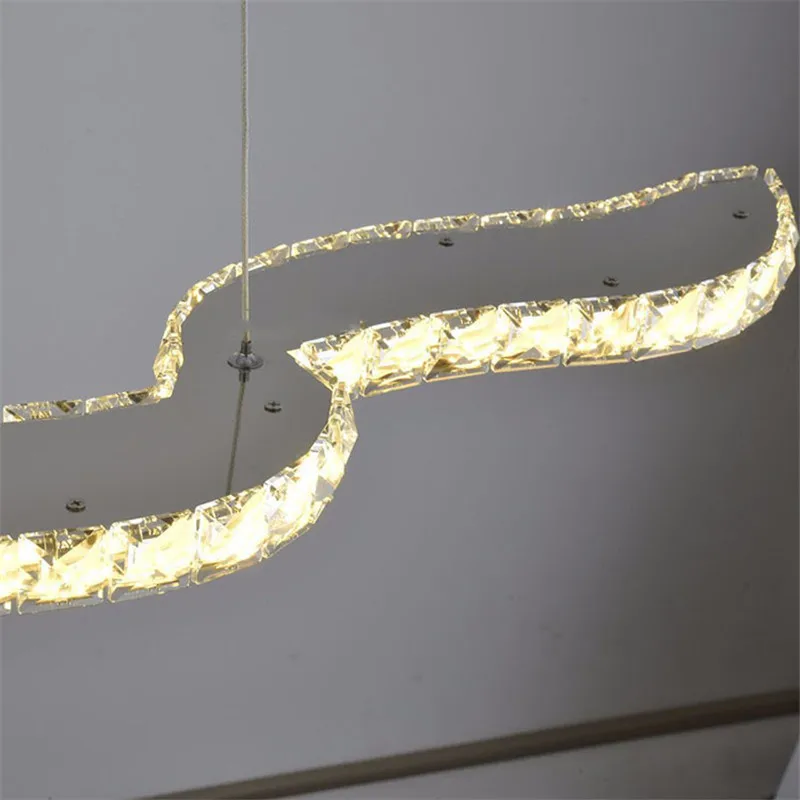 Светодиодные подвесные светильники современные хрустальные лампы для столовой