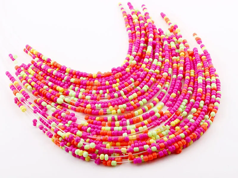 Этническое богемное ожерелье бусы невидимое многослойное из цепочек ювелирные