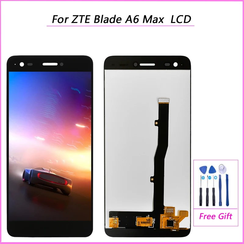 100% протестирован для 5 &quotZTE Blade A6 Max A0605 ЖК дисплей + фото Замена zte с