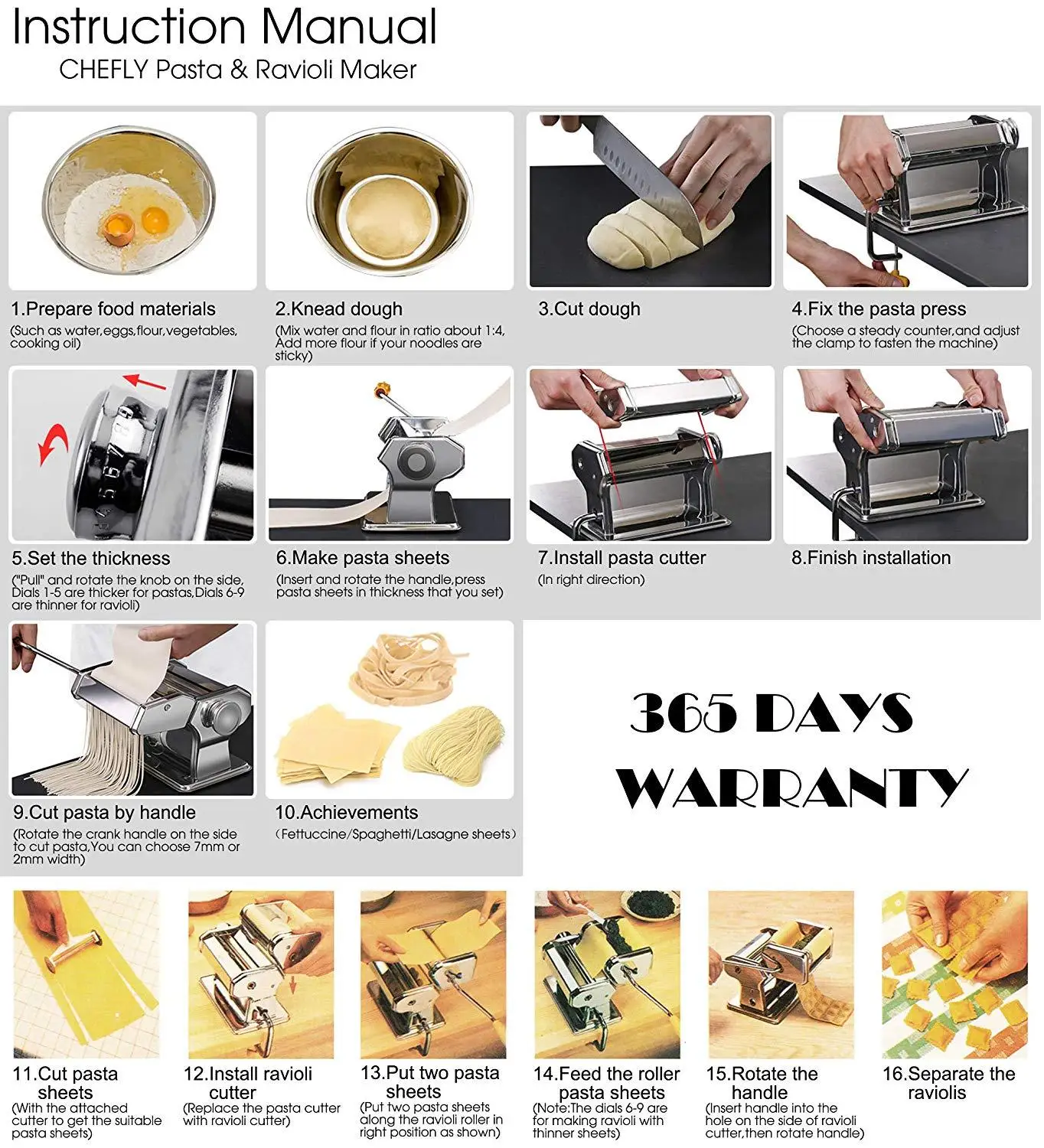 

Noodle Pasta Maker Stainless Steel Nudeln Machine Lasagne Spaghetti Tagliatelle Ravioli Noodle Maker Machine Kitchen Pasta Tool