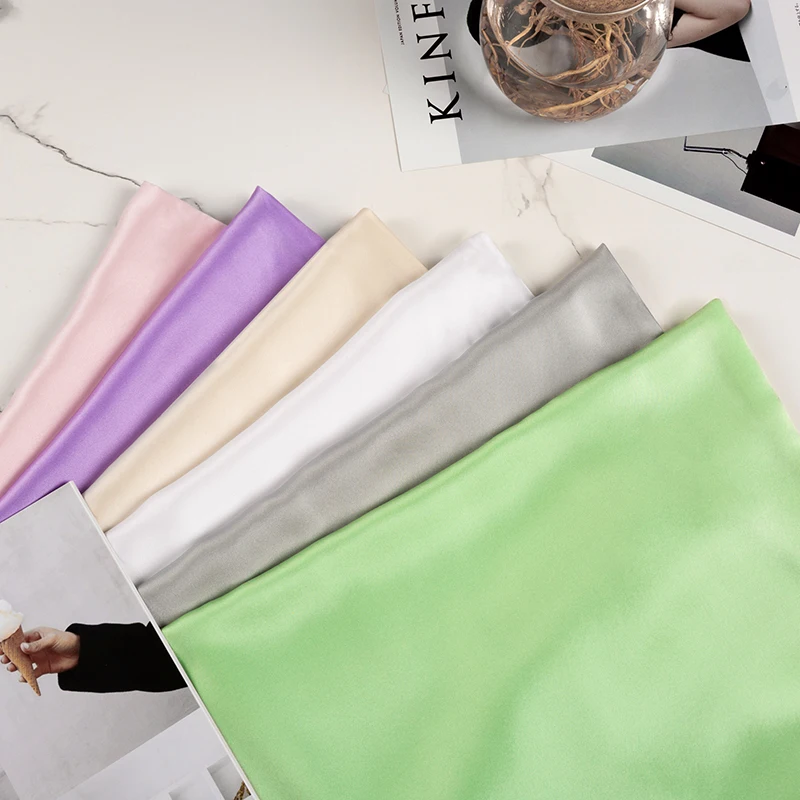 

Pillow Cover Pillowcase Silk Invisible Zipper Bedding Pillow Case Decor Design Home Textiles Queen Size Green 50.8x76.2cm