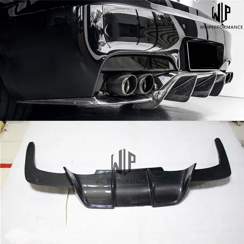 F06 M6 высокое качество углеродного волокна заднего бампера Диффузор губ для BMW 6