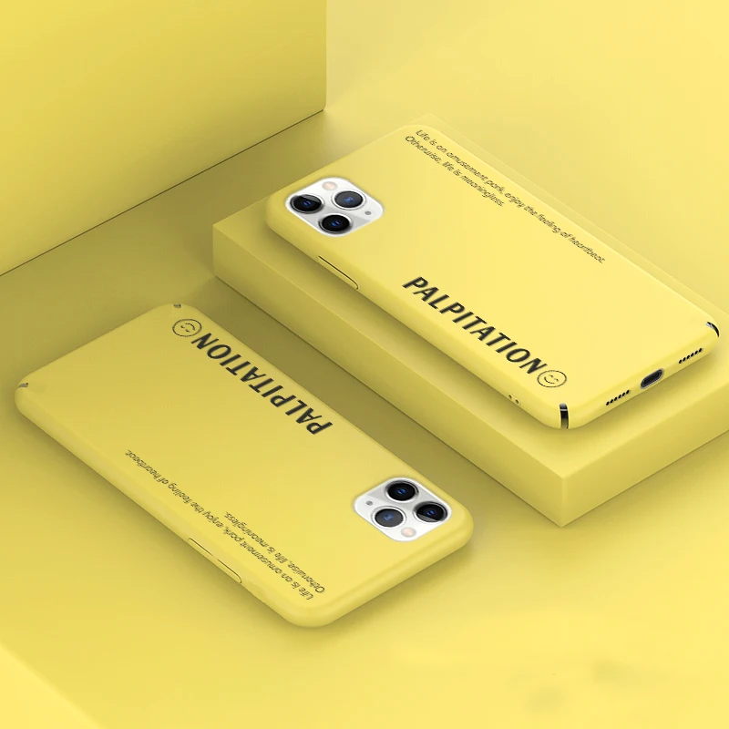 Чехол для Apple iphone 11 Pro Max Ультратонкий Твердый матовый цветной защитный чехол из