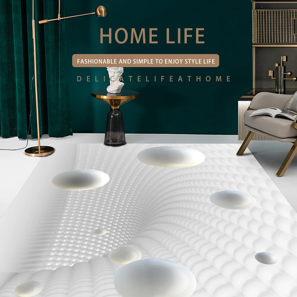 

Anti Slip Rug Technology White Bedroom Home Decoration Bathroom Mat Soft Carpet Printing Kid Play Living Room Floor Flannel