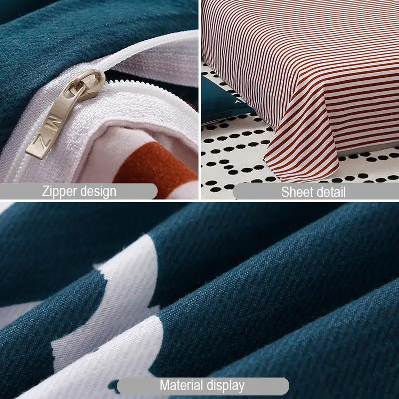 56 текстиль стильная простота Олень Лось в полоску с мультипликационным принтом