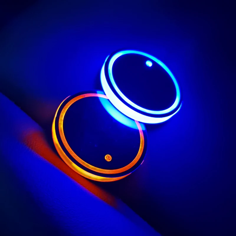 7 цветов, светодиодная подсветка, подставка для бутылки с водой, аксессуары для Buick Regal Lacrosse Excelle GT/XT/GL8/ENCORE/анклава/Envision