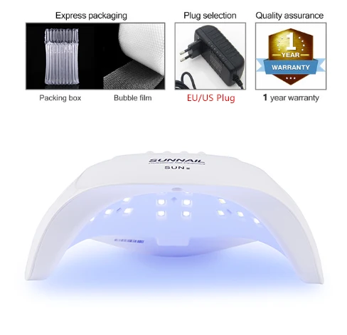 Лампа для сушки гель лака с автоматическим датчиком и таймером 48/54 Вт|Сушилки