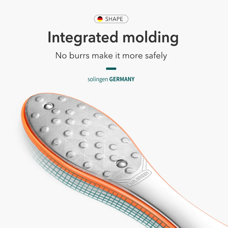 

MR.GREEN Pedicure Foot Care Tools Foot File Rasps Callus Dead Foot Skin Care Remover Sets Stainless Steel Professional Two Sides