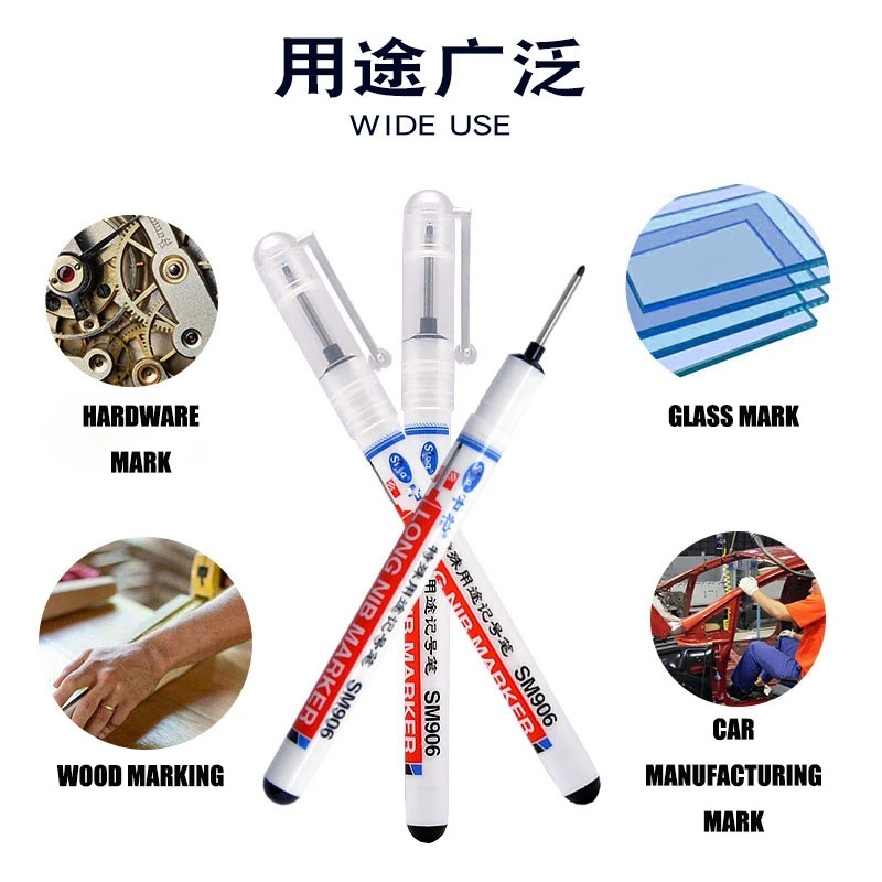 Фломастеры с глубоким отверстием 20 мм многофункциональные глубинные маркеры для