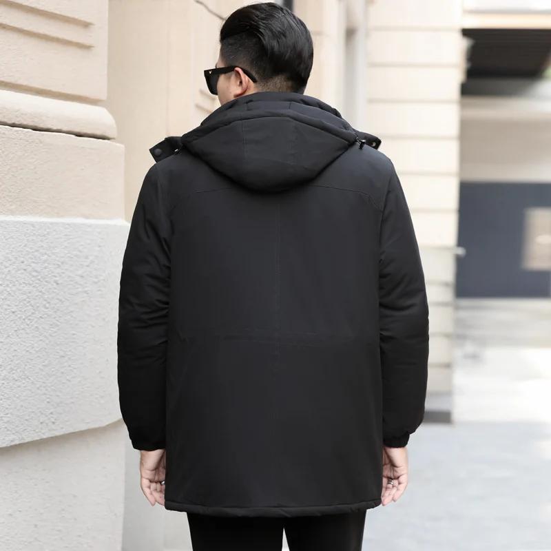 Новая Большая женская зимняя длинная парка 10XL 9XL 8XL Мужская Толстая пальто для