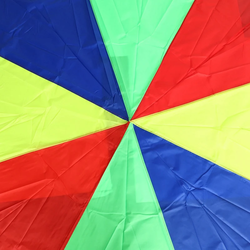 

Outing Interactive Toy Kids Rainbow Umbrella Outdoor Sports Kindergarten Toys Parent-Child Activities Pull Parachute