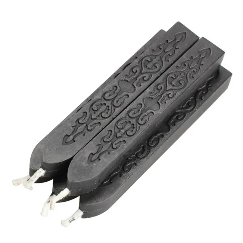 Набор из 5 квадратных восковых свечей с фитилем герметичная восковая палка для