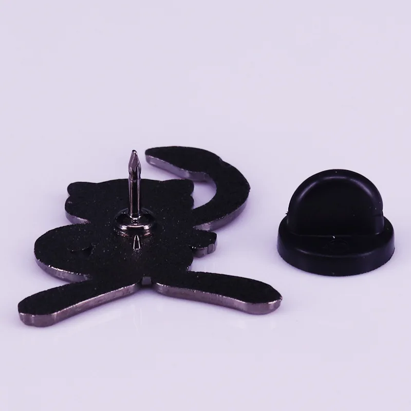 Милые эмалированные заколки для комиксов животных эльфов искусственные