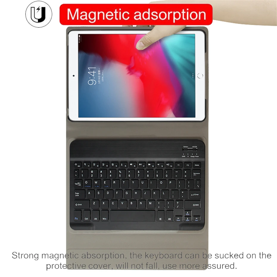 Кожаный чехол с Bluetooth клавиатурой для iPad Mini 2 3 планшета 1 планшета|Чехлы планшетов