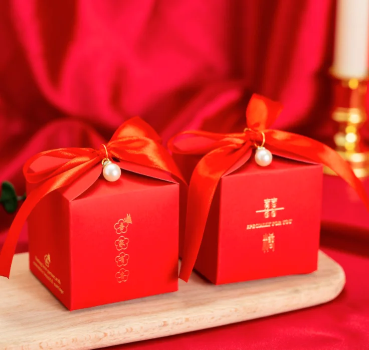 

Gift Box Mystery Wedding Gifts for Guests Mariage Merci Candy Box Baby Shower Party Favors Pink Small Boxes for Gifts Packaging