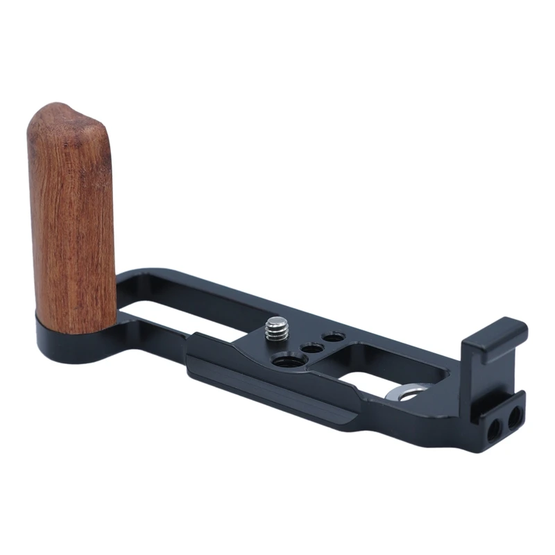 

L-образный кронштейн с деревянной ручкой для FUJIFILM X100 L Монтажная пластина