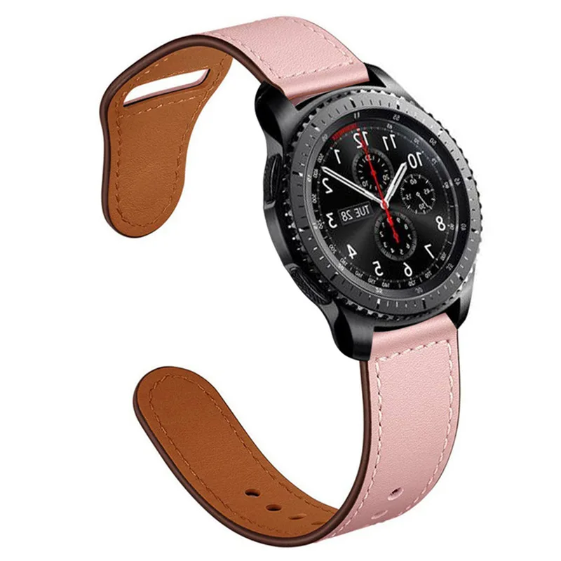 Gear S3 frontier ремешок для samsung Galaxy Watch 46 мм 22 мм ремешок для часов huawei watch gt 2 ремешок кожаный спортивный браслет ремешок для часов 46