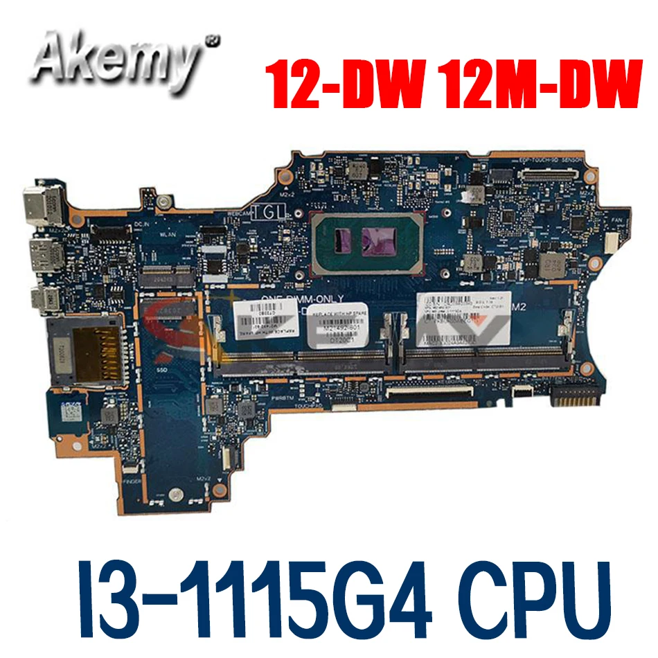 

Материнская плата для ноутбука HP 12M-DW 12M-DW 6050A3202801 с/I3-1115G 4 CPU