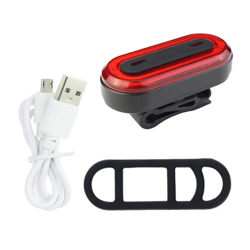 Велосипедный светильник вес USB Перезаряжаемый велосипедный светодиодный задний