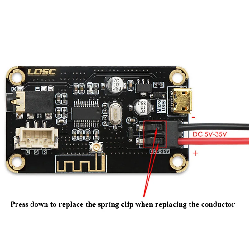 AABB-Mp3 Wireless Bluetooth 4.2 Audio Receiver Decoding Board For Diy Speaker Car | Электроника