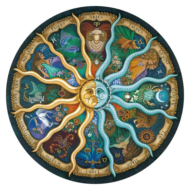 

Puzzles for Adults 500Pieces- Imagination Series- Zodiac Horoscope Puzzle Toys DIY Constellation Puzzles Graduation Gift