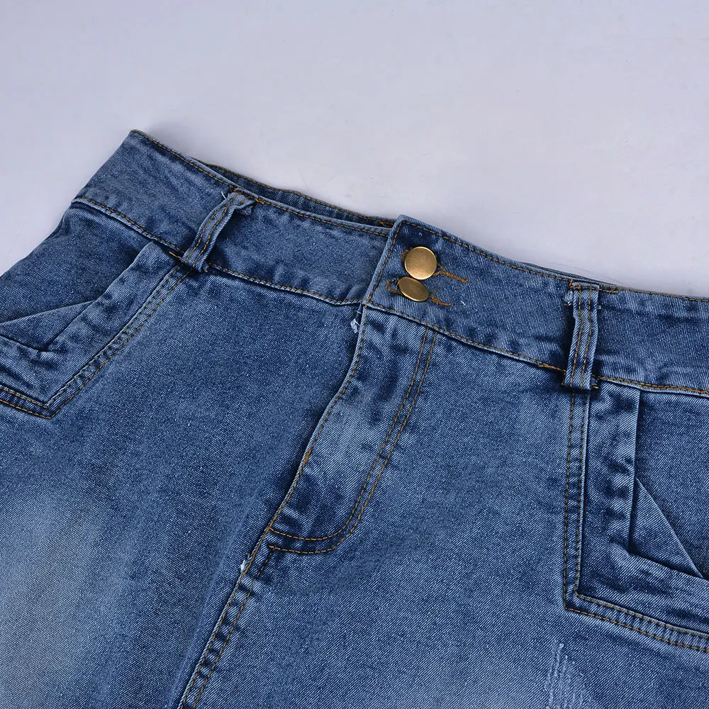 Сексуальные Обтягивающие джинсовые юбки для женщин на лето и весну Новое