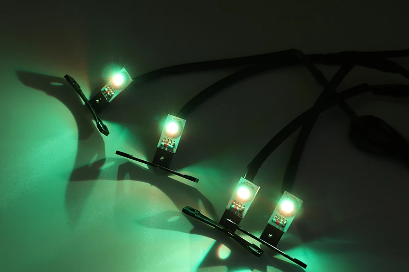 4 шт. многоцветный RGB Demon Eye светодиодный devil eyes с беспроводным пультом дистанционного управления для двойных линз автомобиля мотоцикла фары проектор модифицированный