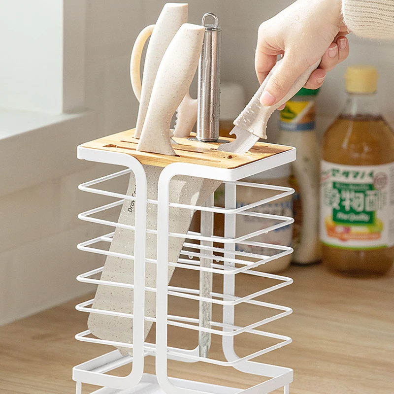 

Household Knife Holder Simple Modern Multi-functional Knife Holder Tool Storage Rack Kitchen Supplies Kitchen Knife Rack