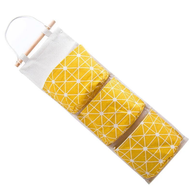 yellow 3 ящик с отделениями для хранения нижнего белья контейнеры Бюстгальтер Носки Органайзер игрушки складные коробки корзина для обуви и одежды настенный мешок держатель - Цвет: yellow