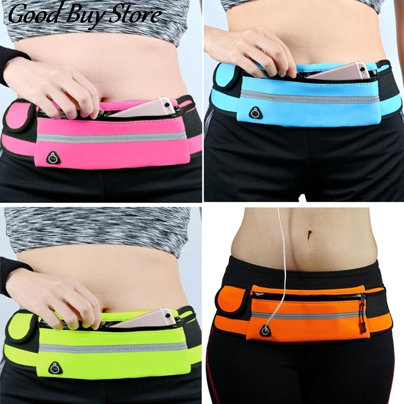 

Waterproof Hidden Purse Fitness Sports Travel Wallets Running Jogging Cycling Belt Waist Bag Portable Fashion Phone Holder Bags