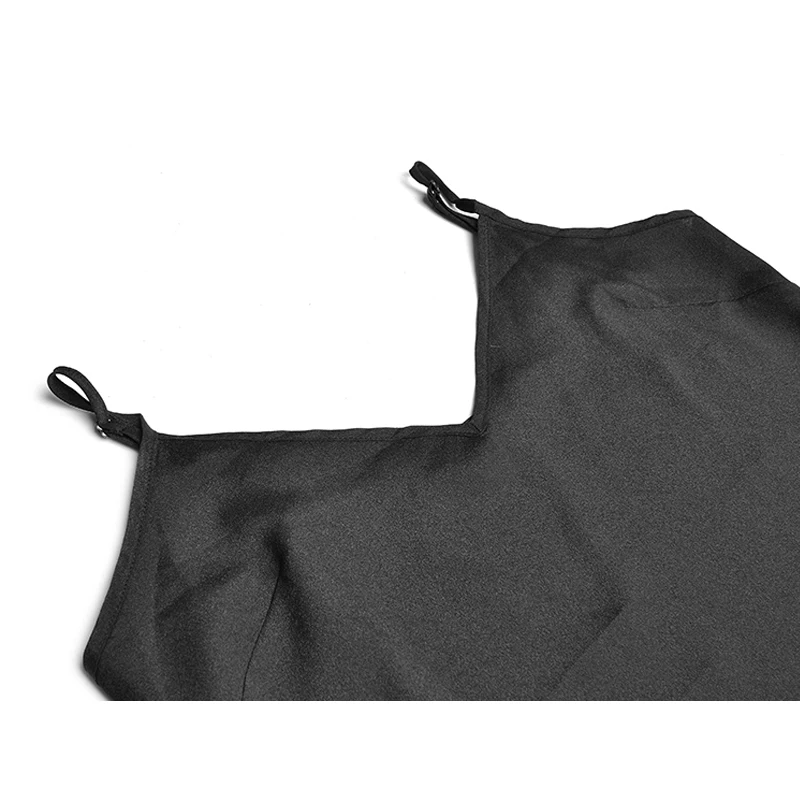 

SEQINYY Black Lace Dress Summer Spring New Fashion Design High Quality Buttons Beading Slim Elegant Midi Party Sexy