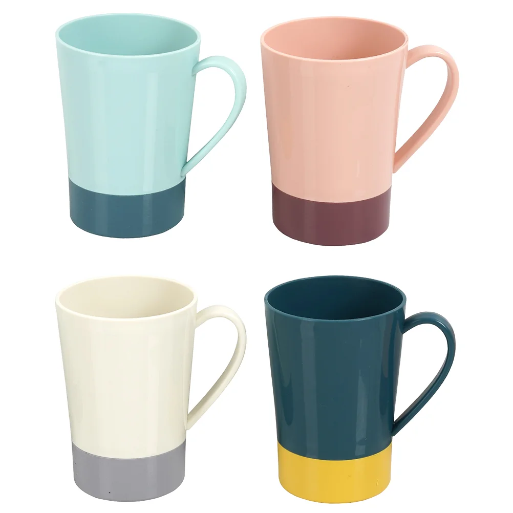 

4Pcs Practical Toothbrush Cups Reusable Bathroom Cups Toothbrush Organizers