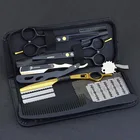 Парикмахерские ножницы 5,5 дюйма, профессиональные японские ножницы для филировки волос, инструменты для стилистов для парикмахеров