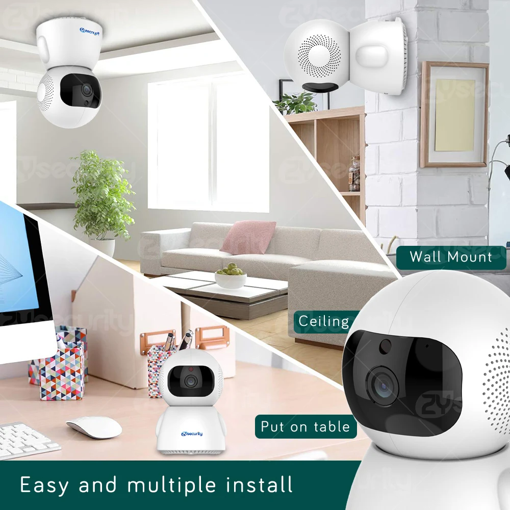 1080p WiFi камера умная беспроводная домашняя камера с автоматическим отслеживанием кабель для камеры CCTV IP камера PTZ iCSee